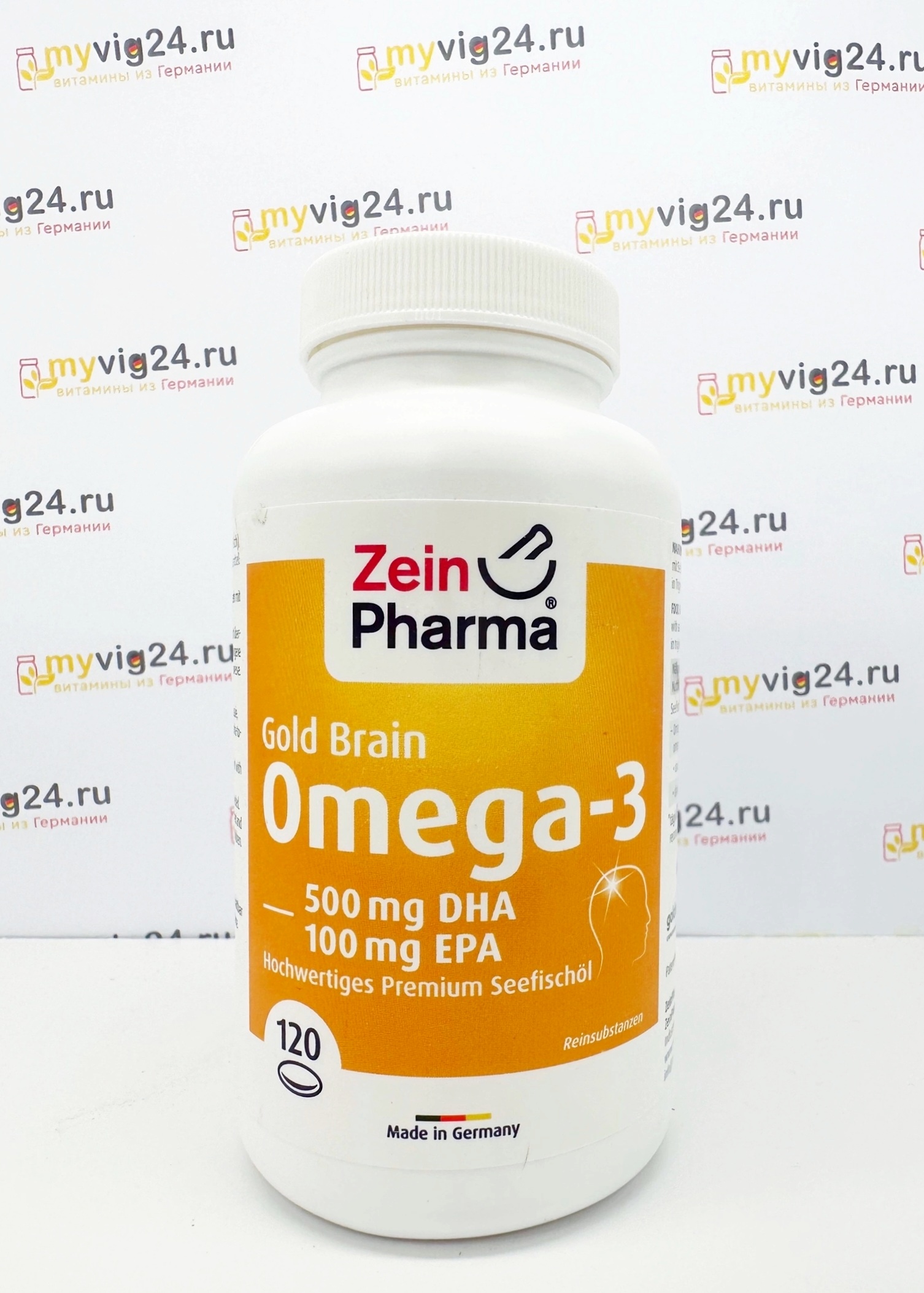 Omega-3 Gold Brain омега 3 для мозга, 120 шт