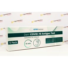 COVID-19 Antigen Test (Тест на определение Ковид 19), 5 шт.