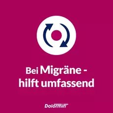 Dolormin Migräne Долормин: жаропонижающее и обезболивающее, 20 шт