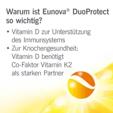 EUNOVA® DuoProtect D3 + K2 Эунова препарат Д3 2000 ед и К2, 90 шт