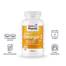 Omega-3 Gold Brain омега 3 для мозга, 30 шт