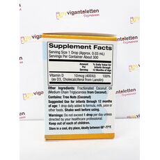 California Gold Nutrition, Baby Vitamin D3 Liquid Витамин Д3, 10 мл