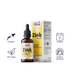 Zink Tropfen 15 mg ZeinPharma Цинк капли 15 мг, 50 мл