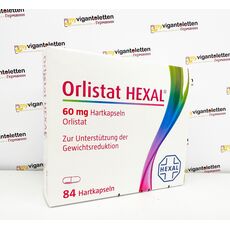 ORLISTAT HEXAL 60 mg Орлистад: препарат для похудения, 84 капсулы