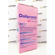 Doliprane Suspension Paracetamol, Сироп парацетамола, жаропонижающее и обезболивающее, 100 мл