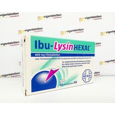 Ibu-LysinHEXAL 684mg Ибу-лизин: лечение мигрени и головной боли, 50 шт