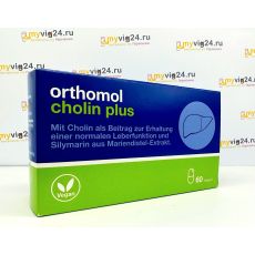 Orthomol Cholin Plus Ортомол Холин + поддержка печени, 60 шт