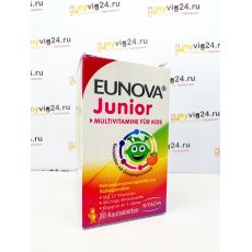 EUNOVA Junior Эунова витаминно-минеральный комплекс, 30 шт