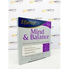 EFAMOL MIND & BALANCE Эфамол омега 3 с витаминами, 30 шт