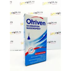 Otriven gegen Schnupfen 0,1 % Nasenspray Отривин сосудосуживающий спрей для носа, 10 мл