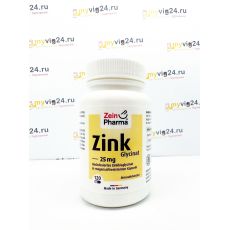 ZeinPharma® Zink Kapseln Chelat 25 mg  Хелатный цинк 25 мг, 120 штук