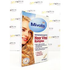Haar Vital Komplex Mivolis витамины для волос, ногтей и кожи, 60 шт