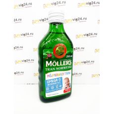 Fischöl 250 ml MOLLER'S омега 3 Моллерс, 250 мл