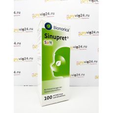 Sinupret saft Синупрет в сиропе: лечение насморка, 100 мл