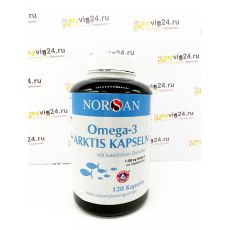 NORSAN Omega-3 Arktis омега 3, 120 шт