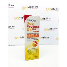 EUNOVA DuoProtect D3 + K2 Эунова: препарат витамина Д3 и К2 , 11.5 мл