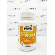 Omega-3 Gold Cardio омега 3 для сердца, 30 шт