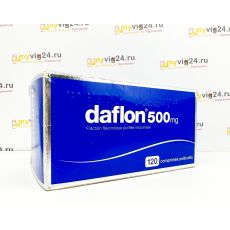 Дафлон daflon 500 mg венотоник: при варикозном расширении вен и геморрое, 120 шт