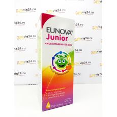 Eunova® Junior Sirup Multivitamine für Kids Эунова Витаминно - минеральный комплекс, 150 мл