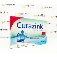 Curazink 15 mg Курацинк: препарат цинка 15 мг, 50 шт
