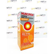 Nurofen Нурофен 40 мг жаропонижающий сироп,со вкусом Апельсин 100 мл