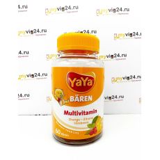 YaYa® Bären Multivitamin, Мультивитаминный комплекс, 60 шт