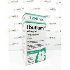 Ibuflam®40 mg/ml Ибуфлам - сироп Ибупрофена, жаропонижающий и обезболивающий препарат, 100 мл