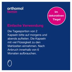 Orthomol Femin Ортомол Фемин комплекс для женщин в период менопаузы, 60 штук