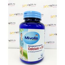 Mivolis Calcium + D3 Миволис: препарат кальция и витамина Д3, 300 шт