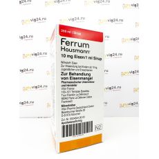 Ferrum Hausmann® Sirup Феррум Хаусман сироп 50 мг/5 мл, 200 мл