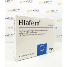 Ellafem Kapseln Эллафем: комплекс в период менопаузы, 90 шт
