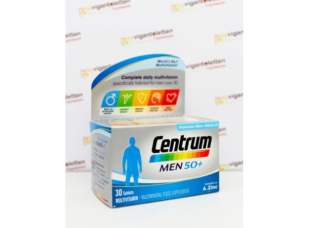 Мужские поливитамины Centrum Men 50 Plus Multivitamin Tablets (Центрум), 30 шт.