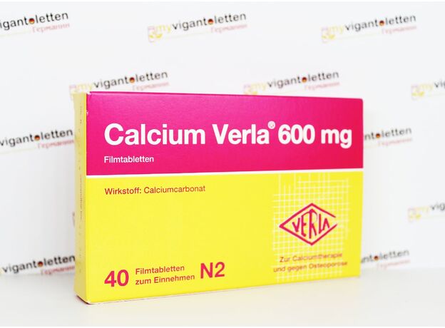 Calcium Verla 600 mg (препарат кальция), 40 таб.