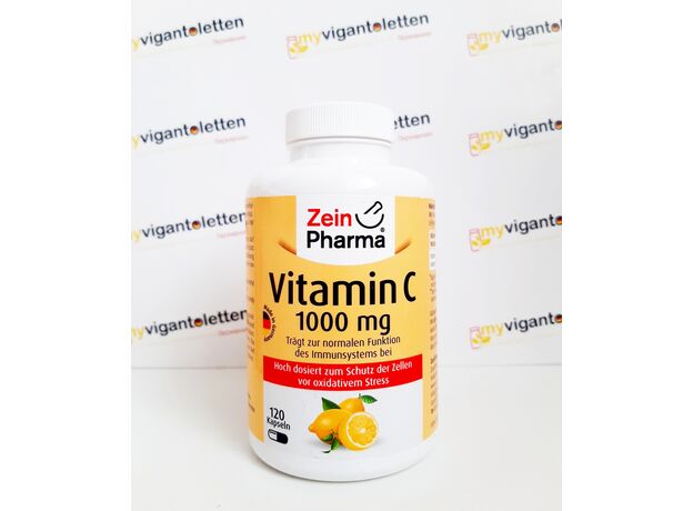 Vitamin C Kapseln 1000 mg ZeinPharma Витамин С 1000 мг, 120 шт
