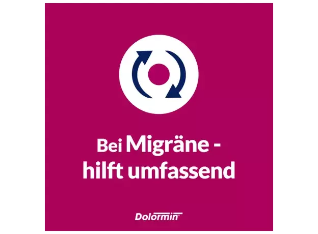 Dolormin Migräne Долормин: лечение мигрени и головной боли, 30 шт