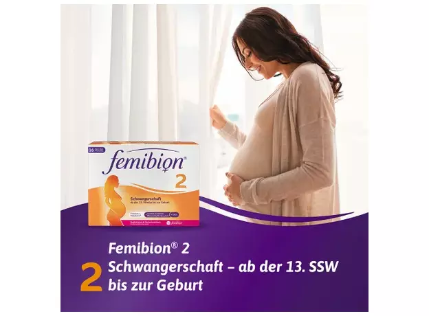 Femibion 2 Фемибион 2 витаминный комплекс для беременных начиная со 2 триместра, 56 таблеток/56 капсул