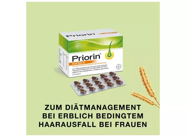 Приорин Priorin витамины для волос, 120 капсул