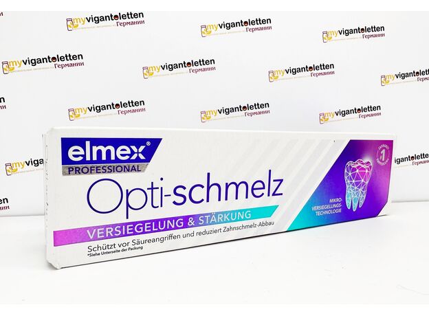 elmex Zahnschmelz Zahnpasta Opti-schmelz Professional Элмекс зубная паста для защиты эмали, 75 мл