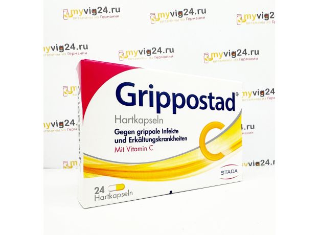 Grippostad C Гриппостад С при простуде и гриппе, 24 шт