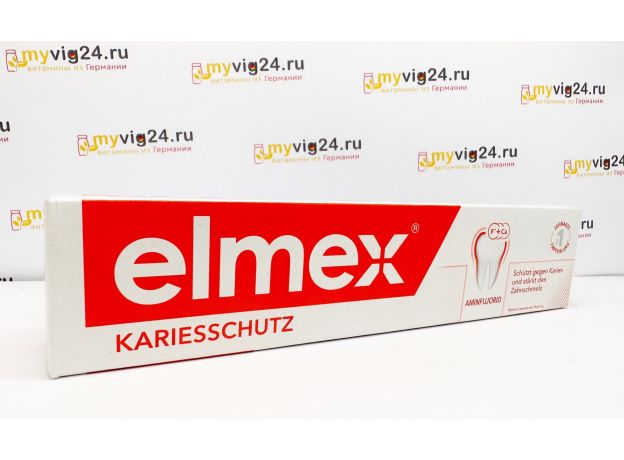 elmex Zahnpasta Kariesschutz professional, Элмекс зубная паста защита от кариеса, 75 ml
