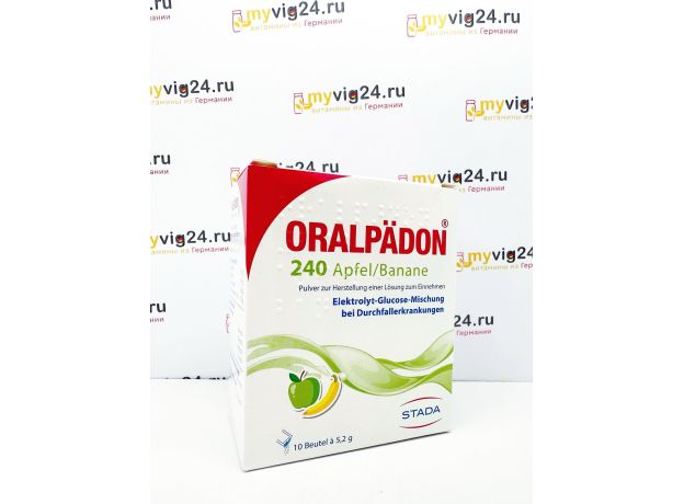 Oralpadon 240 Оралпадон: при обезвоживании организма - электролит, 10 штук