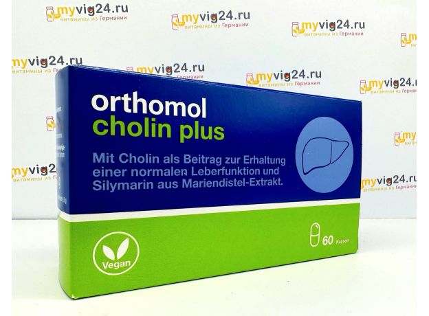 Orthomol Cholin Plus Ортомол Холин + поддержка печени, 60 шт