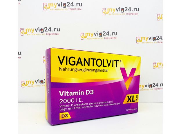 Vigantolvit Вигантолвит: витамин Д3 с дозировкой 2000 I.E. 60 шт