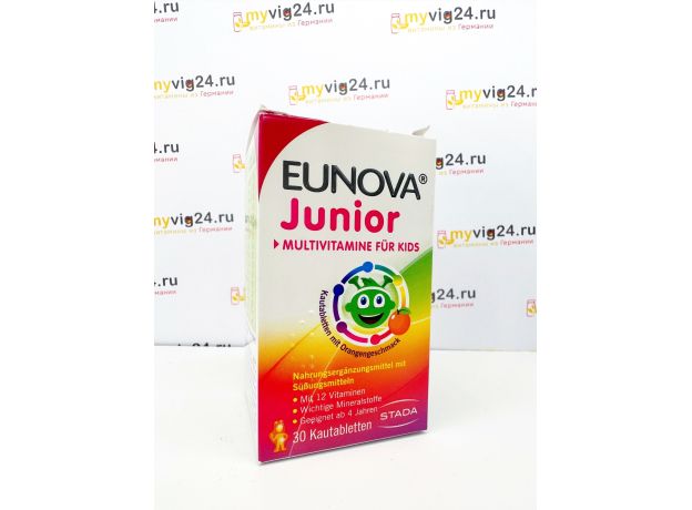 EUNOVA Junior Эунова витаминно-минеральный комплекс, 30 шт