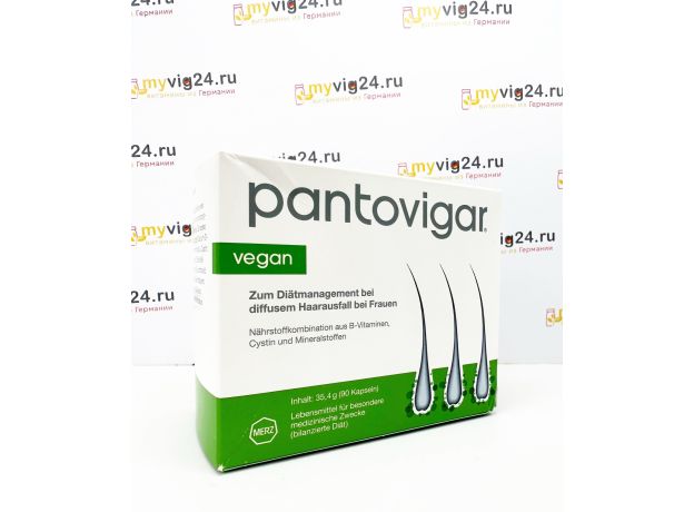 pantovigar vegan Пантовигар: при диффузном выпадении волос, 90 штук