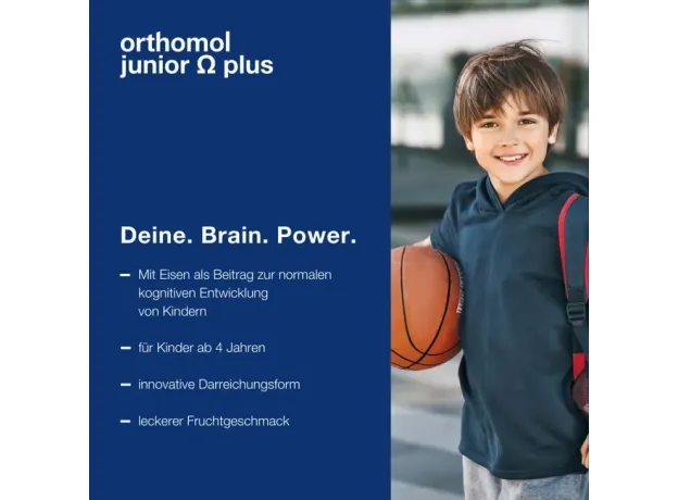 Orthomol Junior Omega plus Ортомол Джуниор омега 3 6 + витамины , 90 шт