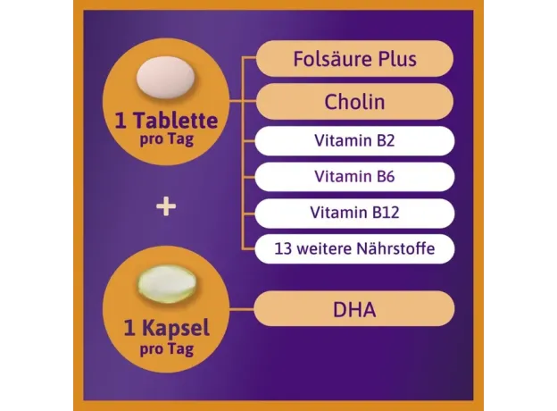Femibion 2  Фемибион витаминный комплекс для беременных начиная со 2 триместра, 28 таб