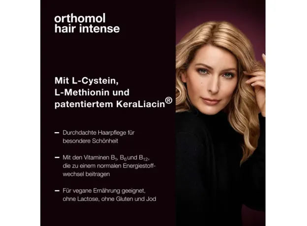 Orthomol Hair Intense Ортомол Интенс: комплекс для волос, 180 шт