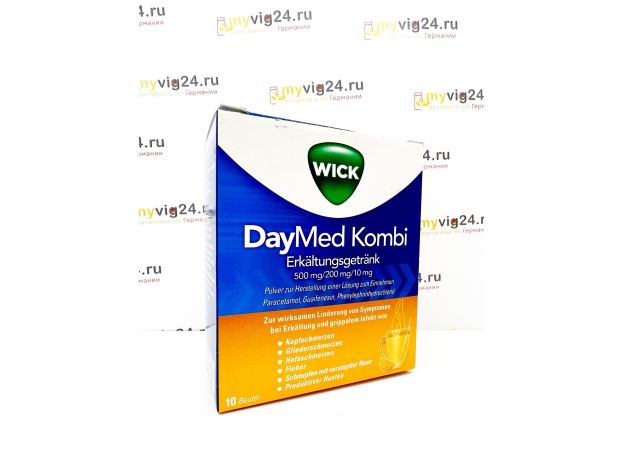 WICK DayMed Kombi препарат для лечения простуды, 10 шт