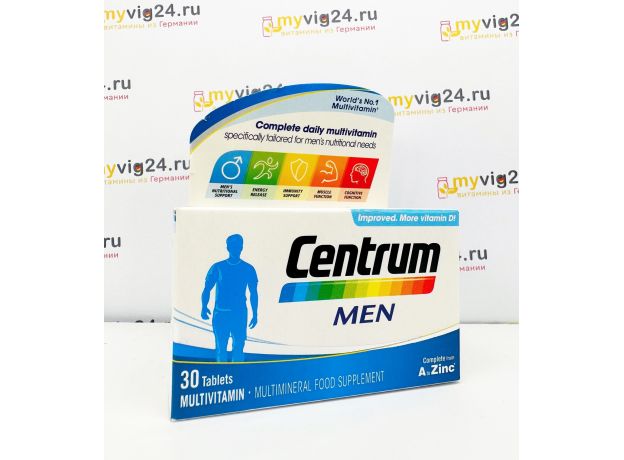Centrum Men Multivitamin Центрум: витаминно - минеральный комплекс, 30 шт